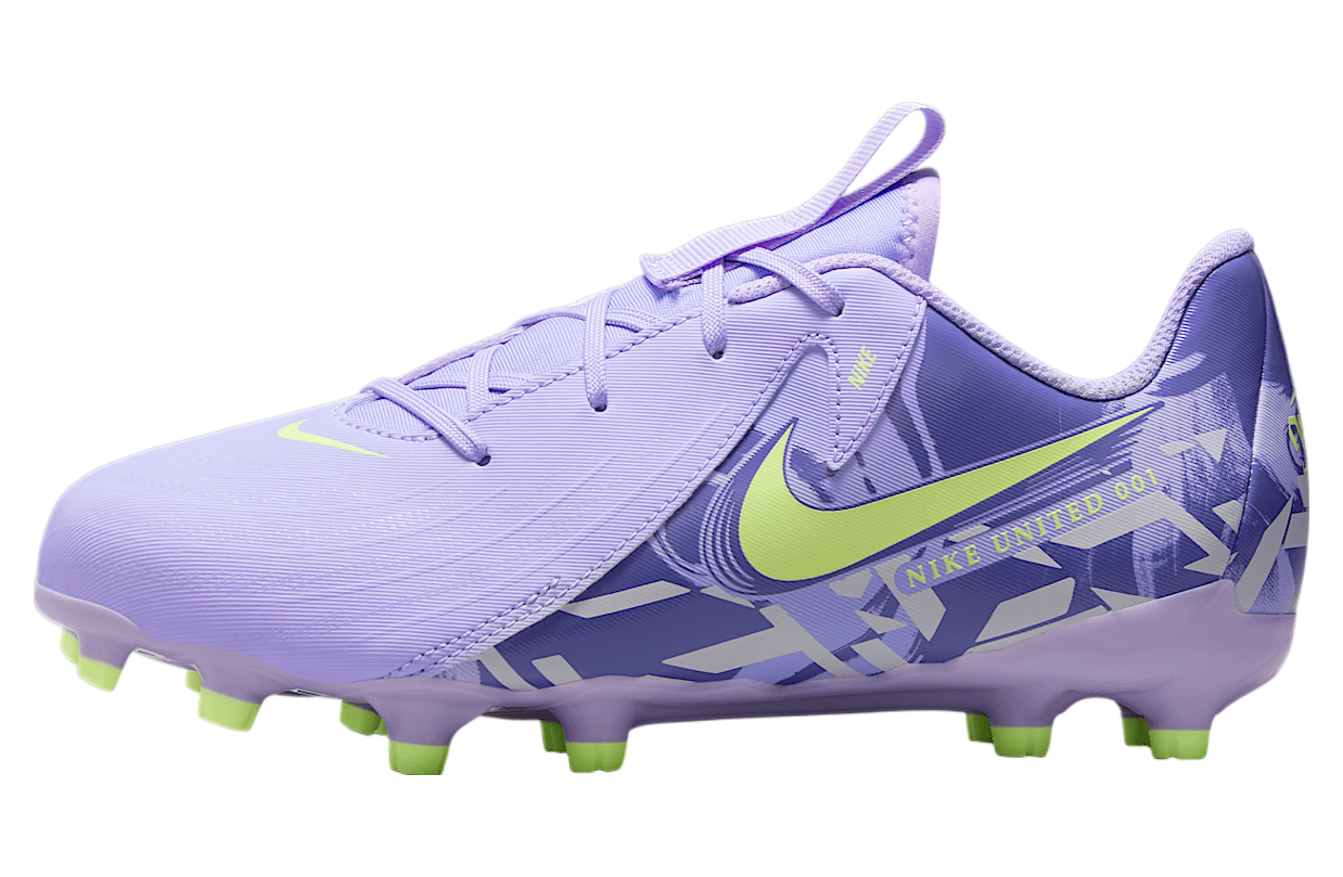 Nike United Jr Phantom GX 2 Academy GS Low MG Purple Agate / Barely Volt