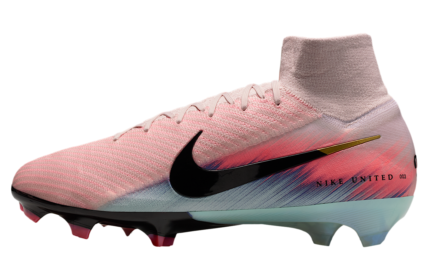 Nike United Mercurial Superfly 10 Elite High FG Silt Red / Racer Blue