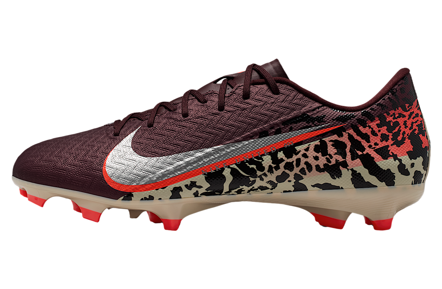 Nike United Mercurial Vapor 16 Academy Low MG Burgundy Crush / University Red