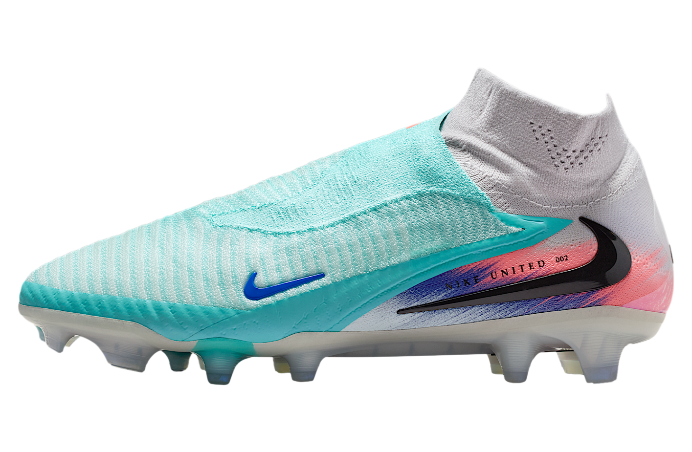 Nike United Phantom 6 High Elite FG Pistachio Frost / Hyper Orange