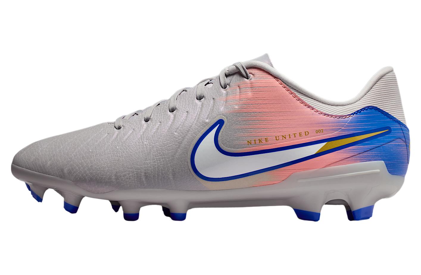 Nike United Tiempo Legend 10 Academy Low MG Vast Grey / Racer Blue