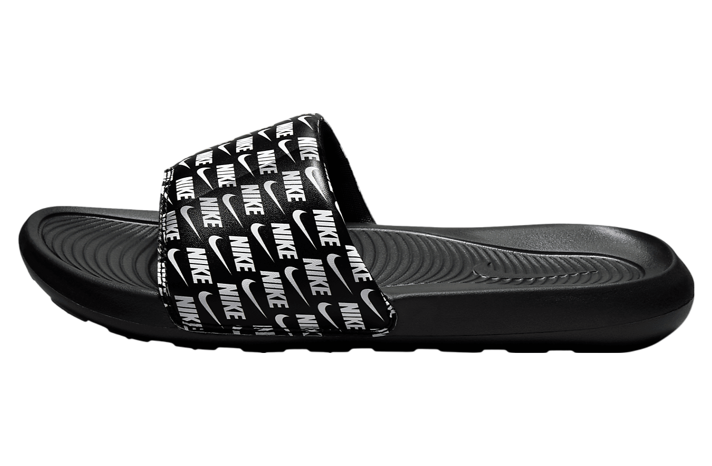 Nike Victori One Black / White Printed Slides