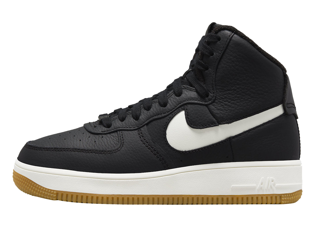 Nike Air Force 1 Low Black/White/Red/Gum