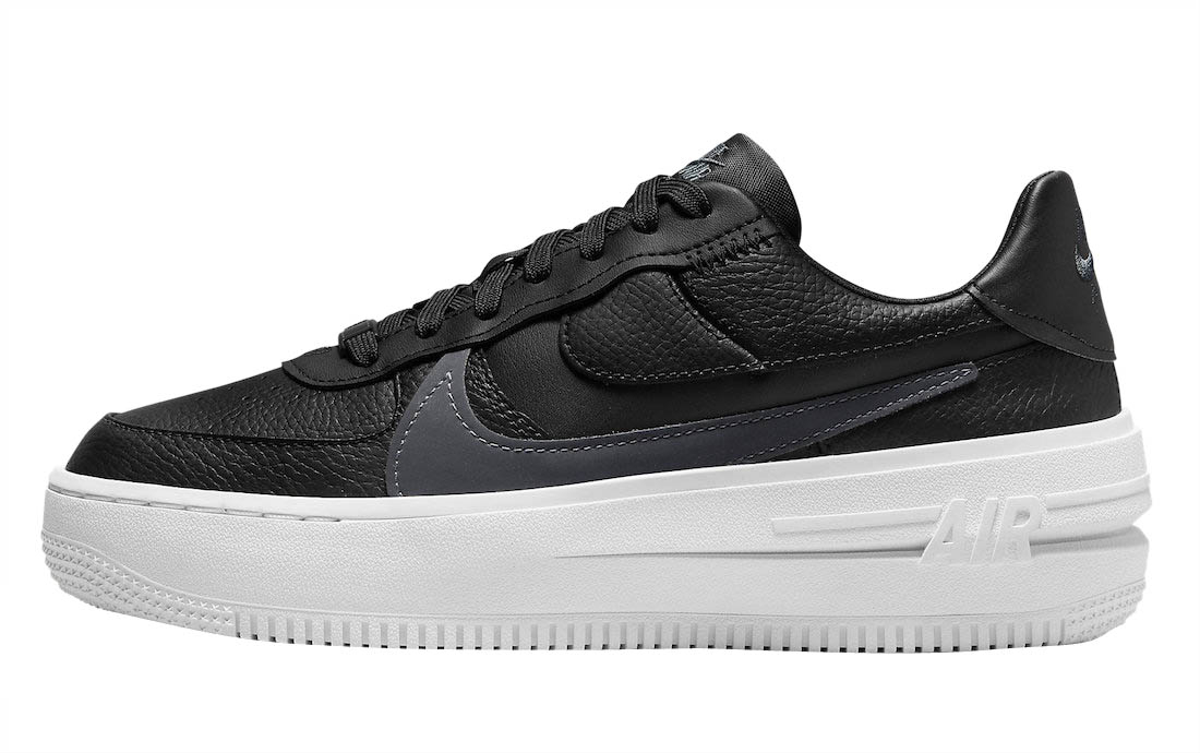 Nike Women's Air Force 1 PLT.AF.ORM Shoes, Size 9.5, Black/Anthracite