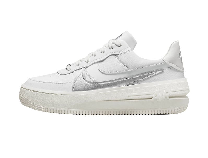 Nike WMNS Air Force 1 PLT.AF.ORM White Metallic Silver