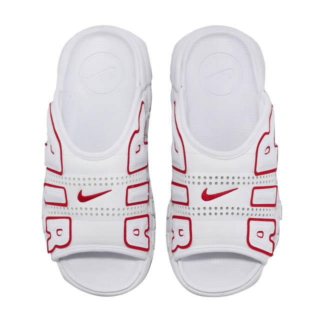 Nike WMNS Air More Uptempo Slide White University Red FD9885100
