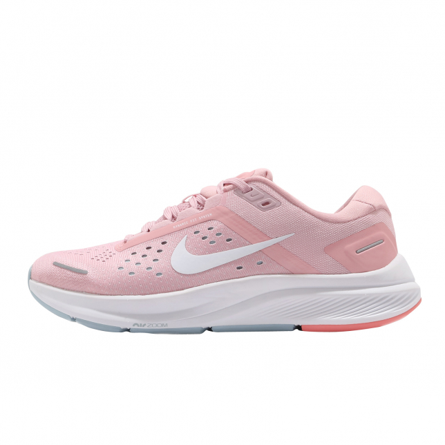 Nike WMNS Air Zoom Structure 23 Pink Glaze White Ocean Cube CZ6721601 ...