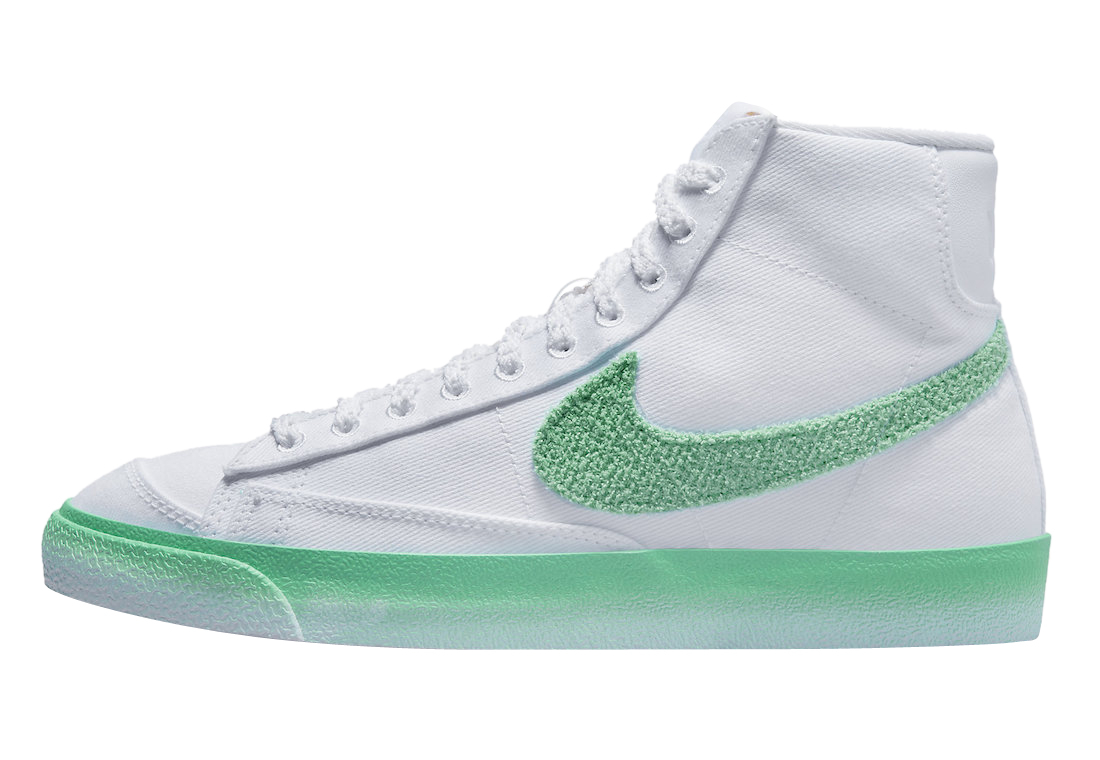 Nike WMNS Blazer Mid Green Airbrush - Jun 2023 - FJ4547-100