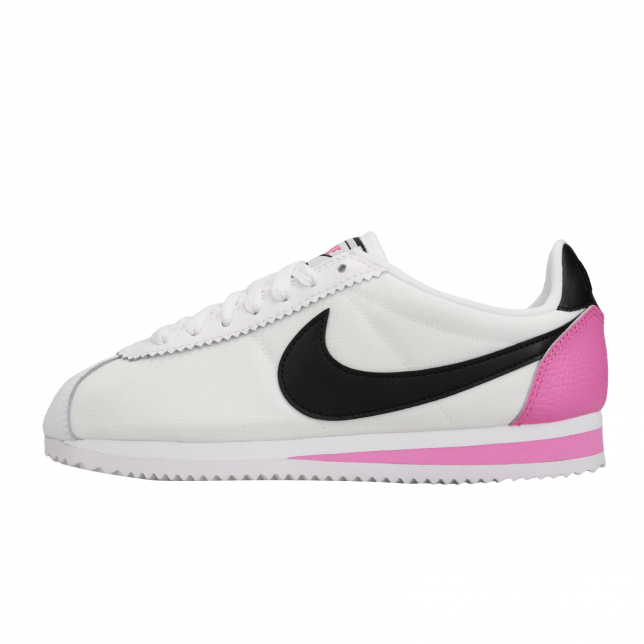 nike cortez pink and white