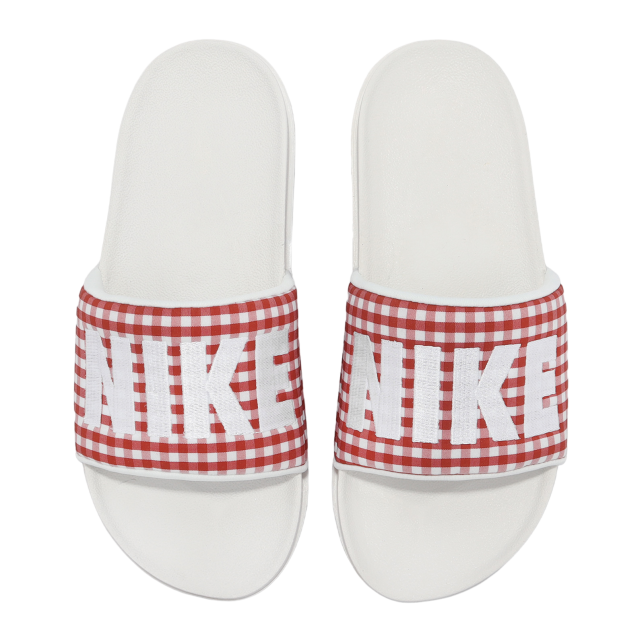 Nike Wmns Offcourt Slide PRNT Mystic Red / White