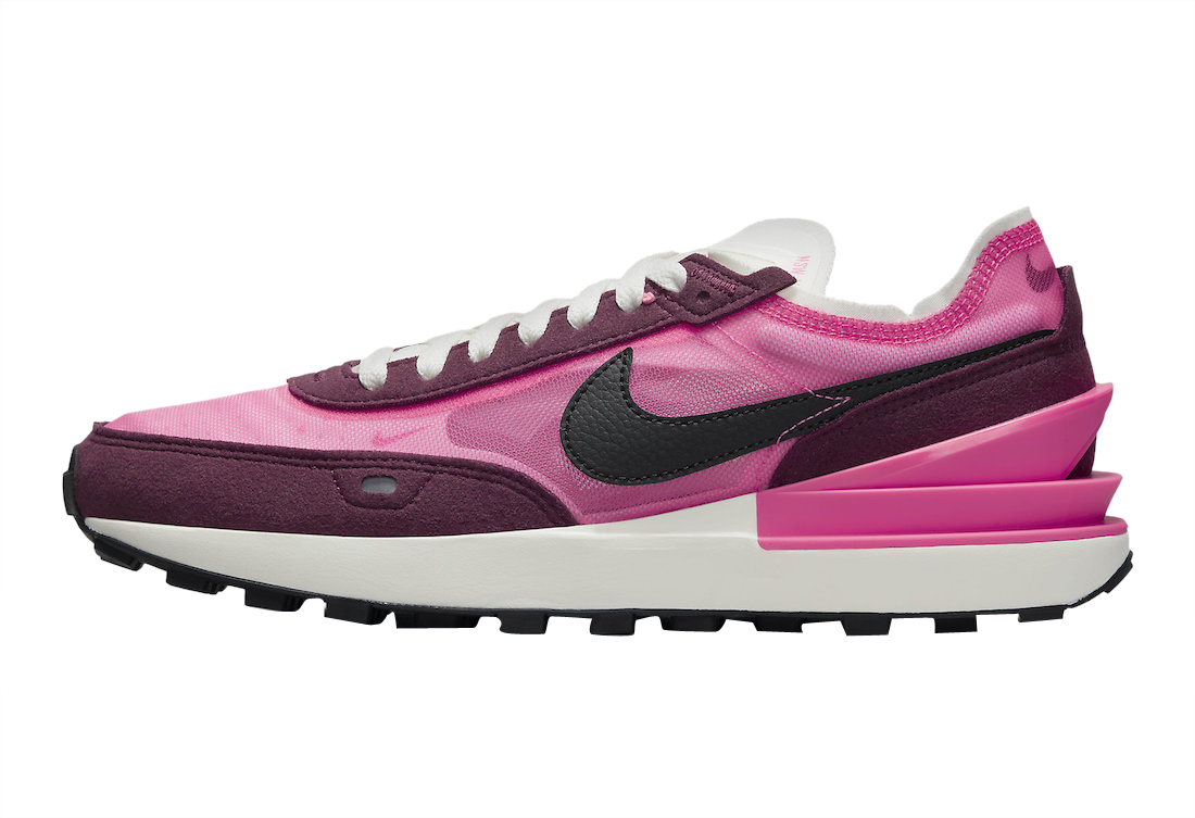 Nike WMNS Waffle One Hot Pink Burgundy - Oct 2021 - DQ0855-600