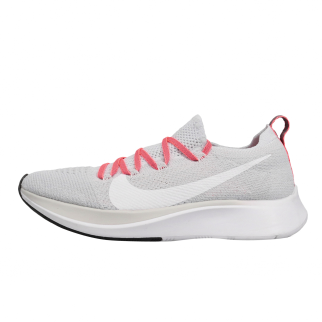 Nike WMNS Zoom Fly Flyknit Pure Platinum White Lava Glow AR4562003
