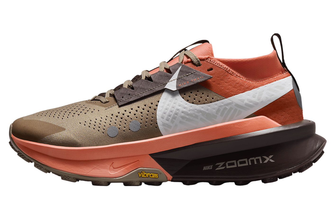 Nike Zegama 2 Khaki / Hyper Crimson