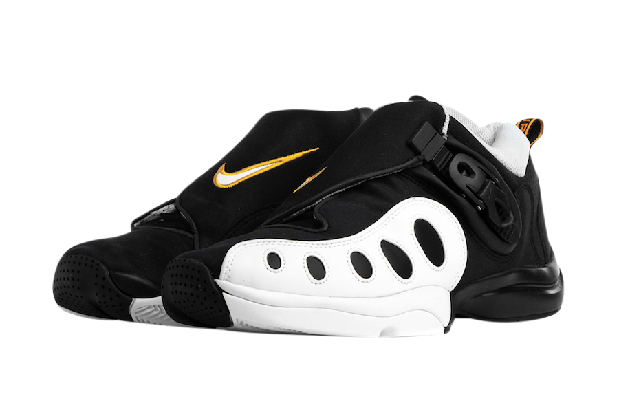 nike zoom gold and black
