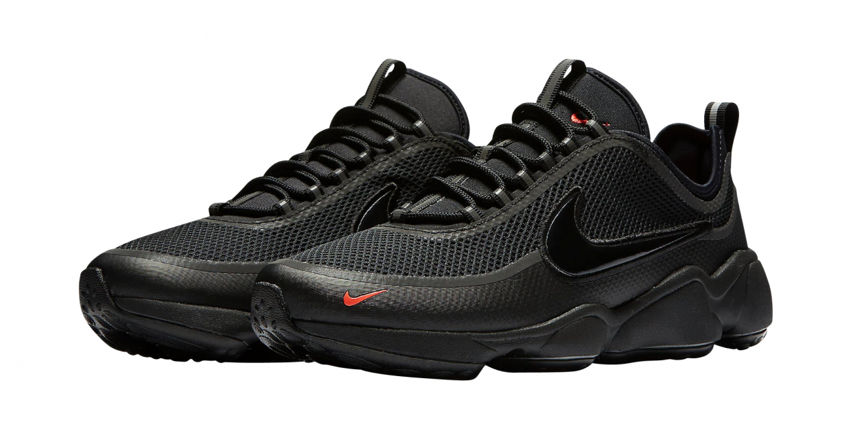 Nike Zoom Spiridon Triple Black - KicksOnFire.com