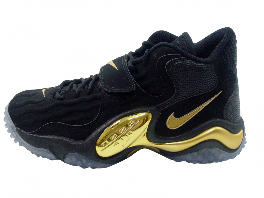 Nike Zoom Turf Jet '97 - Black / Metallic Gold Platinum 554989005 - KicksOnFire.com