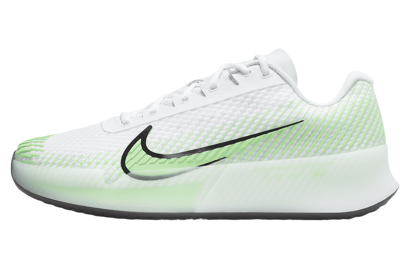 NikeCourt Air Zoom Vapor 11 White / Poison Green