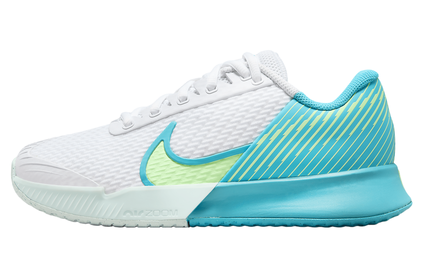 Nikecourt Air Zoom Vapor Pro 2 WMNS White / Teal Nebula (Hard Court)