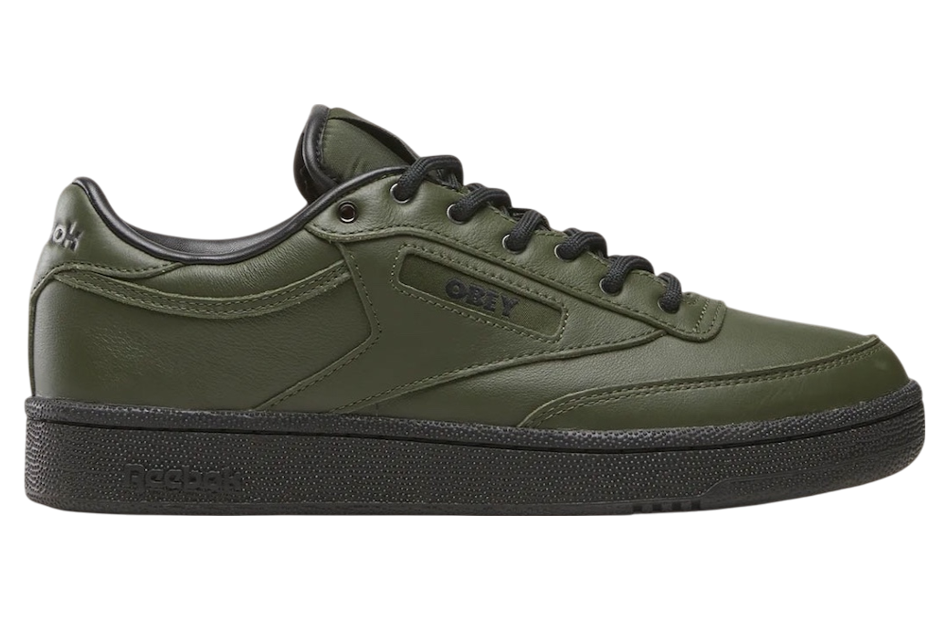 Obey x Reebok Club C 85 Green / Black