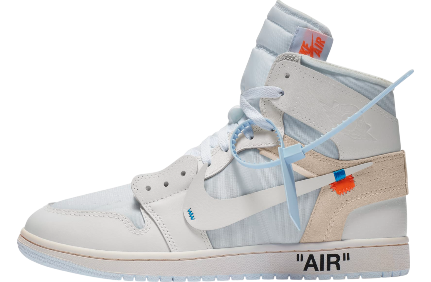 Off White x Air Jordan 1 High OG Alaska
