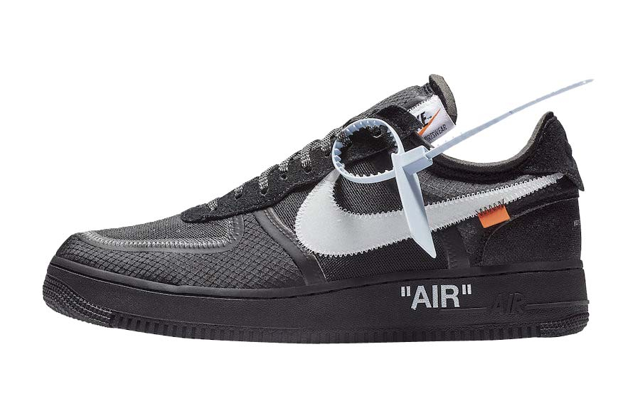 Official Look At The OFF-WHITE x Nike Air Force 1 Low Black KicksOnFire.com