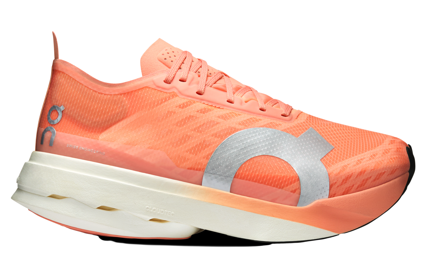 On Cloudboom Strike Sunstone / White