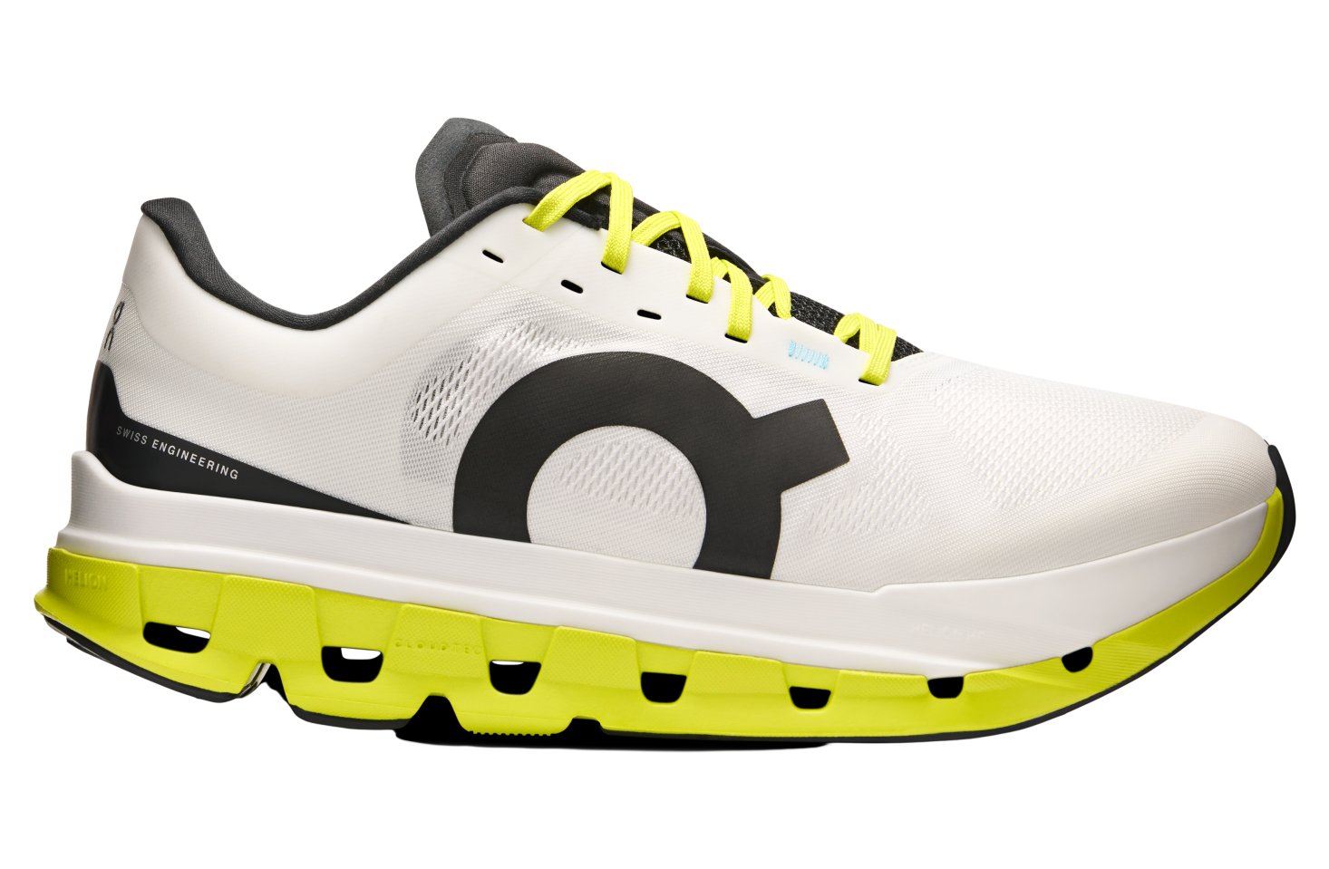 On Cloudflow 5 White / Lime