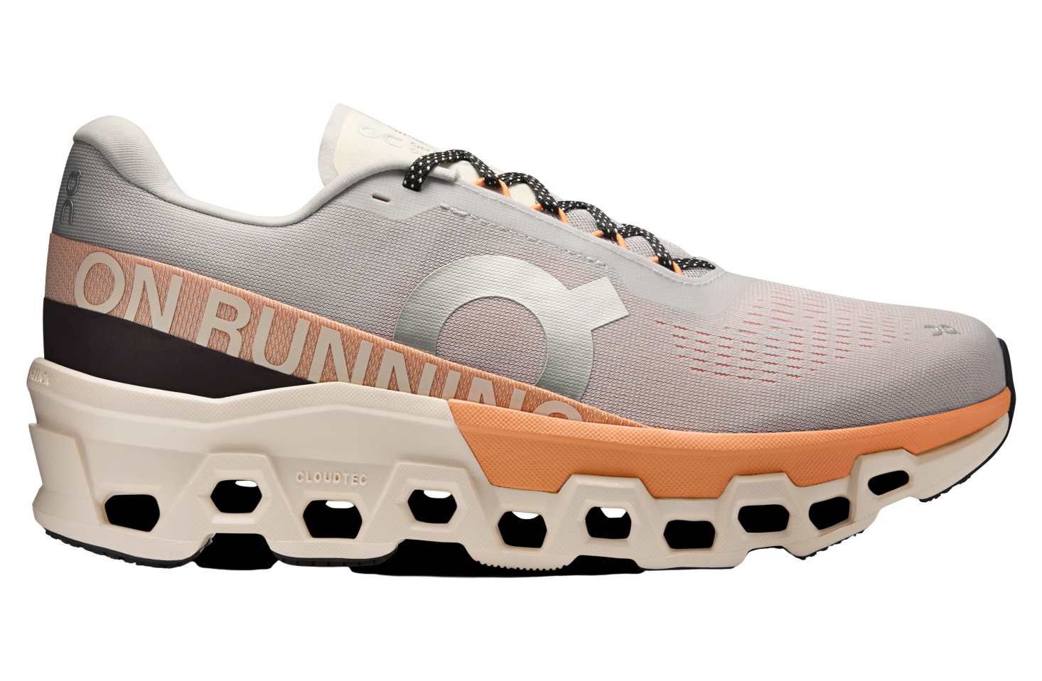 On Cloudmonster 2 Glacier / Tangerine