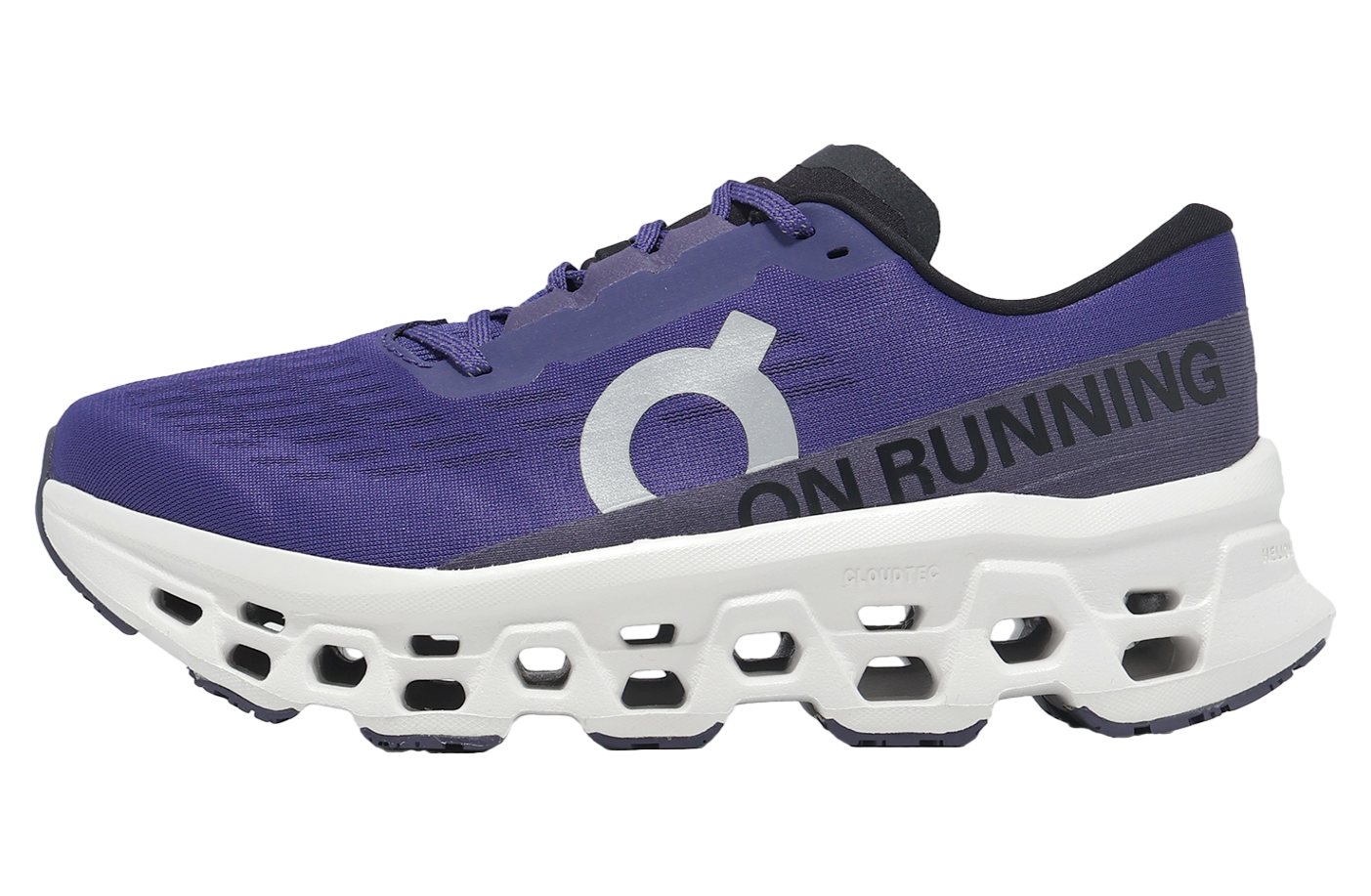 On Cloudmonster 3 Wide Twilight / White