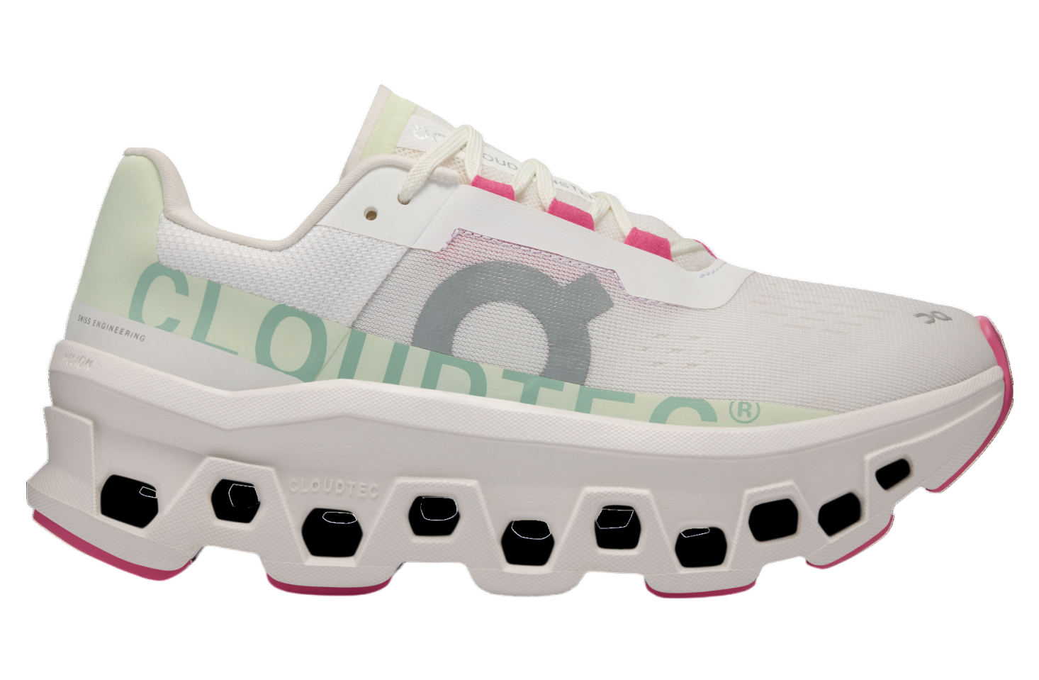 On Cloudmonster WMNS White / Lima