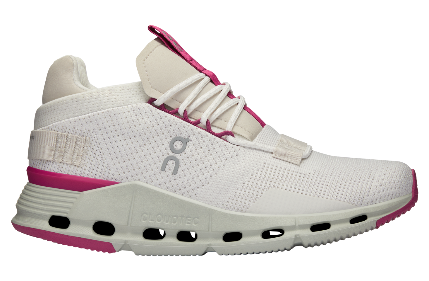 On Cloudnova WMNS Undyed / White / Carnation