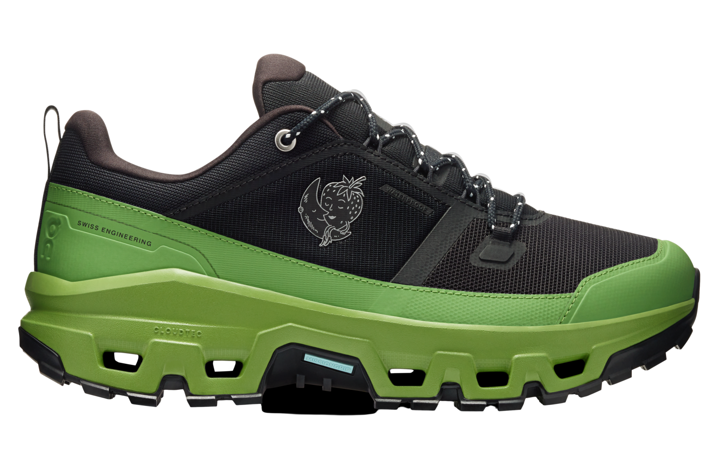 On Cloudrock Low Waterproof Shf WMNS Black / Celery