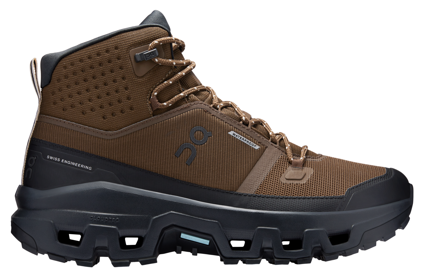 On Cloudrock Mid Waterproof Earth / Black