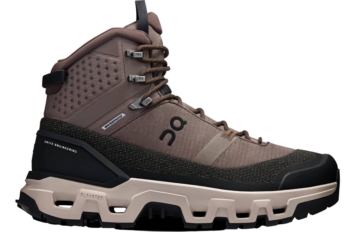 On Cloudrock Trek Waterproof Ash / Fog