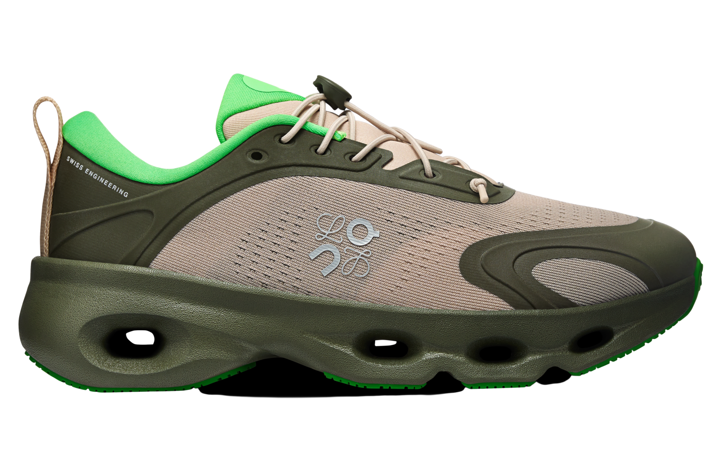 On Cloudsolo Loewe WMNS Khaki Green / Sand