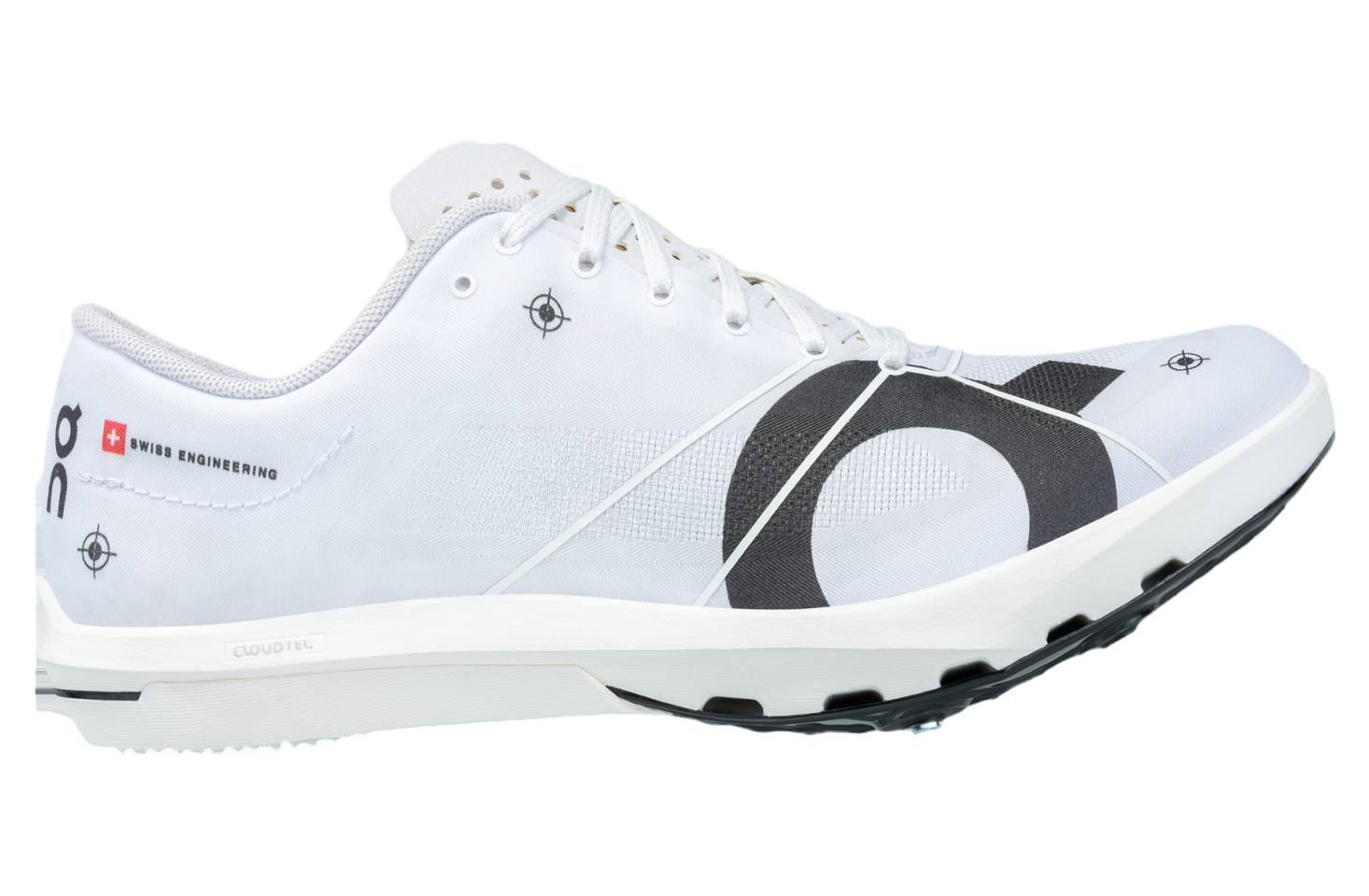 On Cloudspike 10000m White / Black