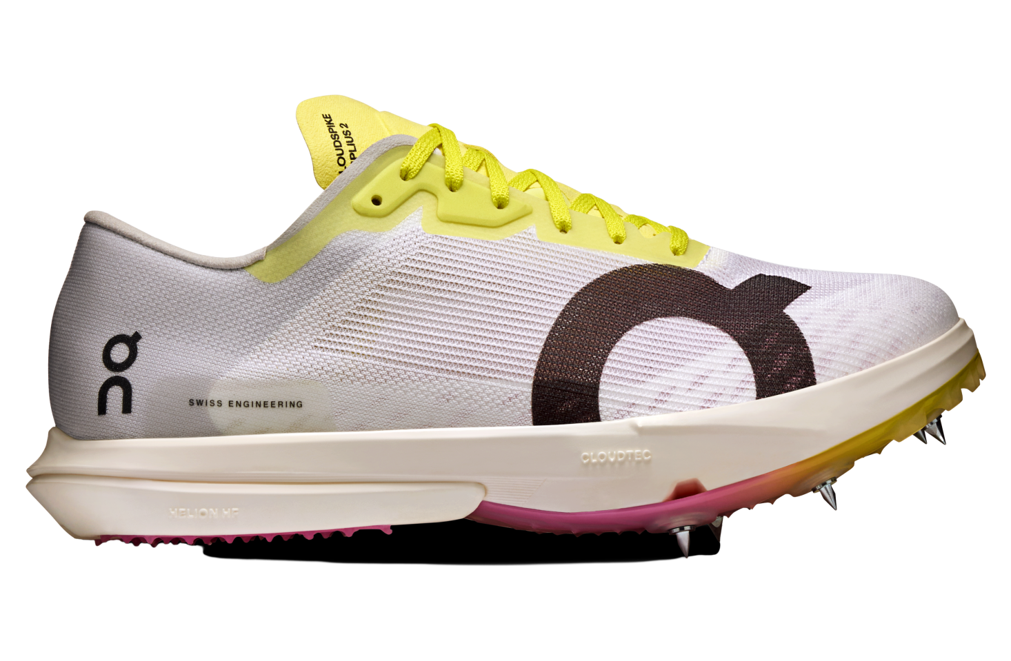 On Cloudspike Amplius 2 WMNS White / Raspberry