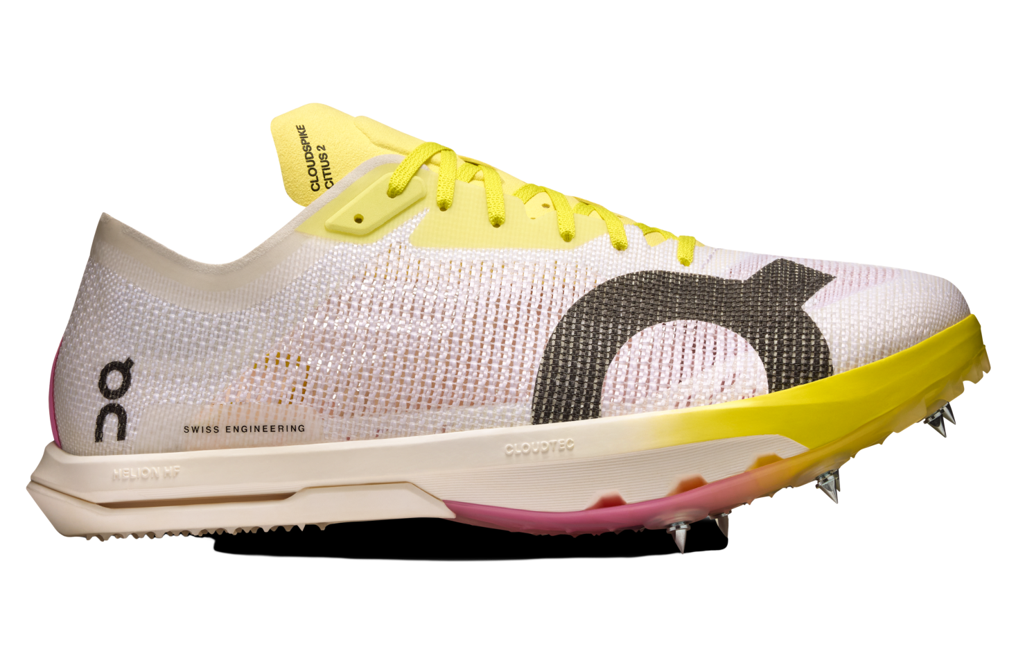 On Cloudspike Citius 2 White / Raspberry