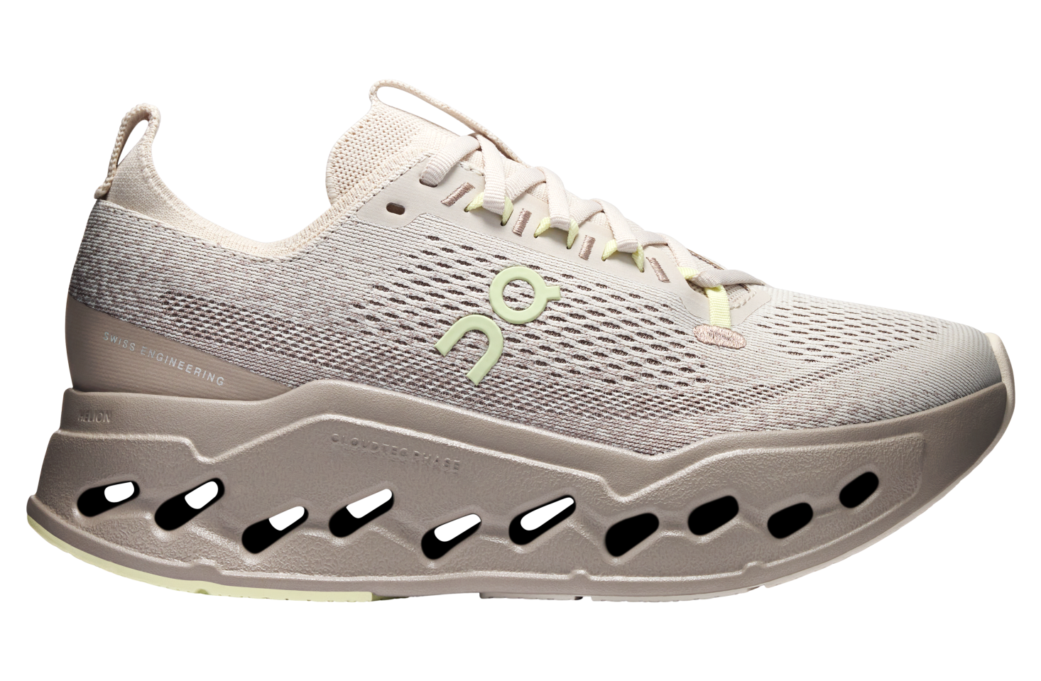 On Cloudsurfer Max WMNS Pelican / Limelight
