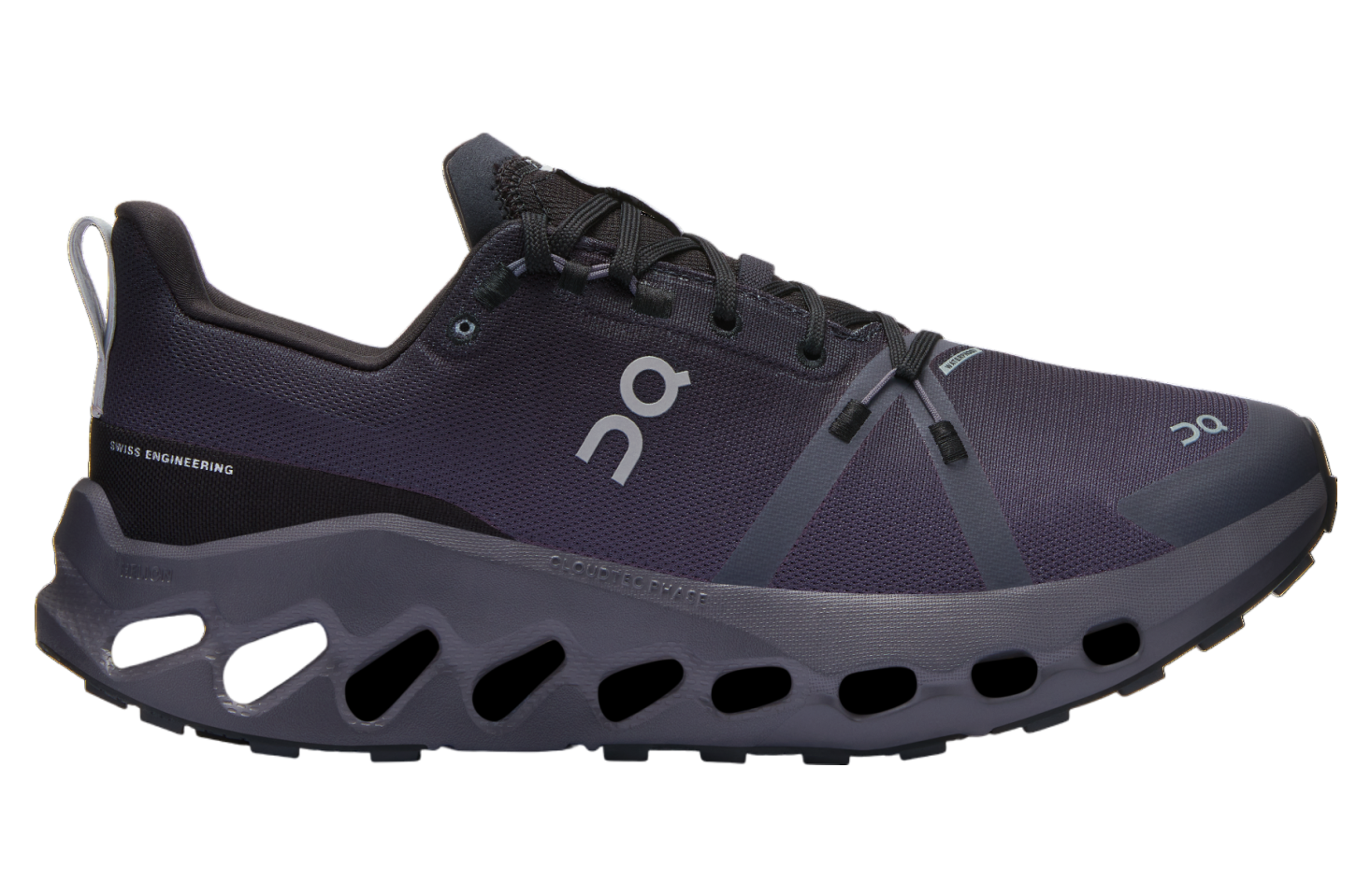 On Cloudsurfer Trail Waterproof Black / Eclipse