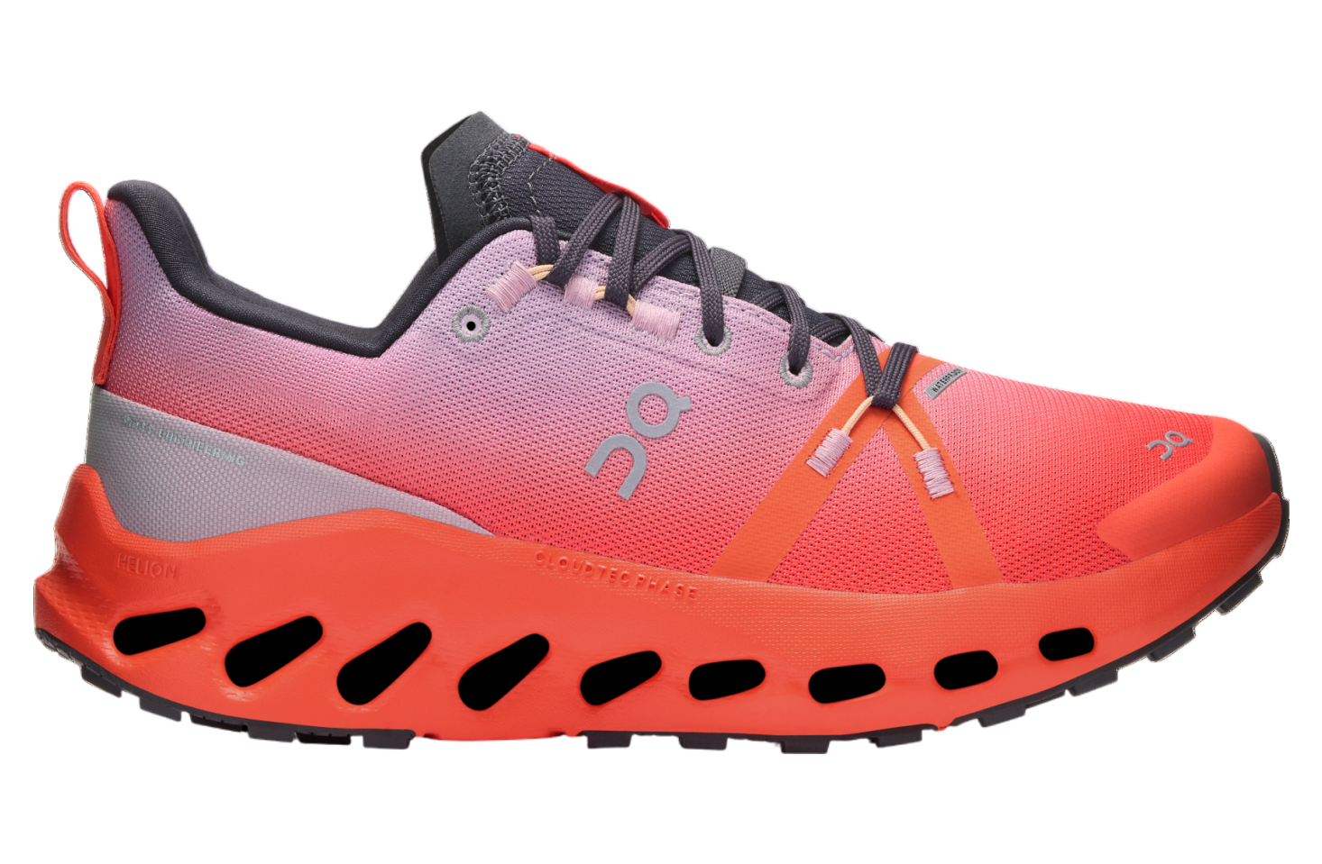 On Cloudsurfer Trail Waterproof WMNS Mauve / Flame