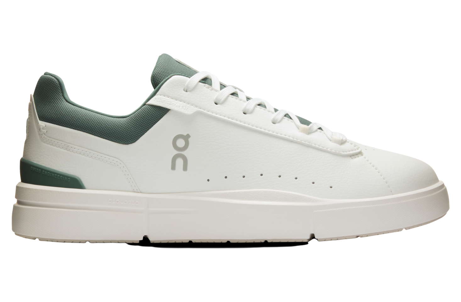 On The Roger Advantage White / Olive v2