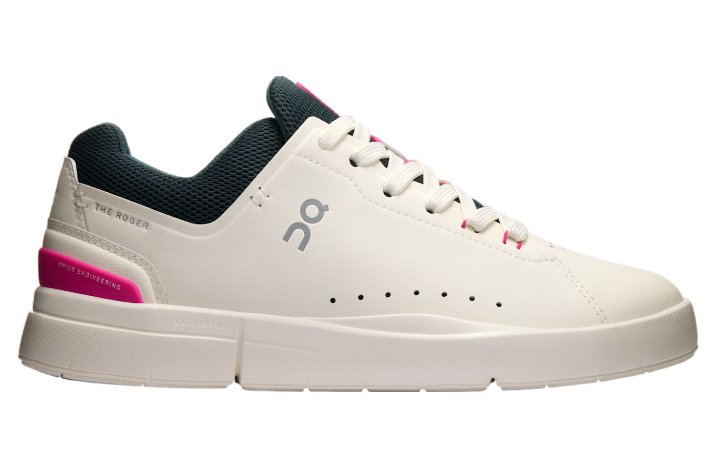 On The Roger Advantage Wmns Ivory / Pink