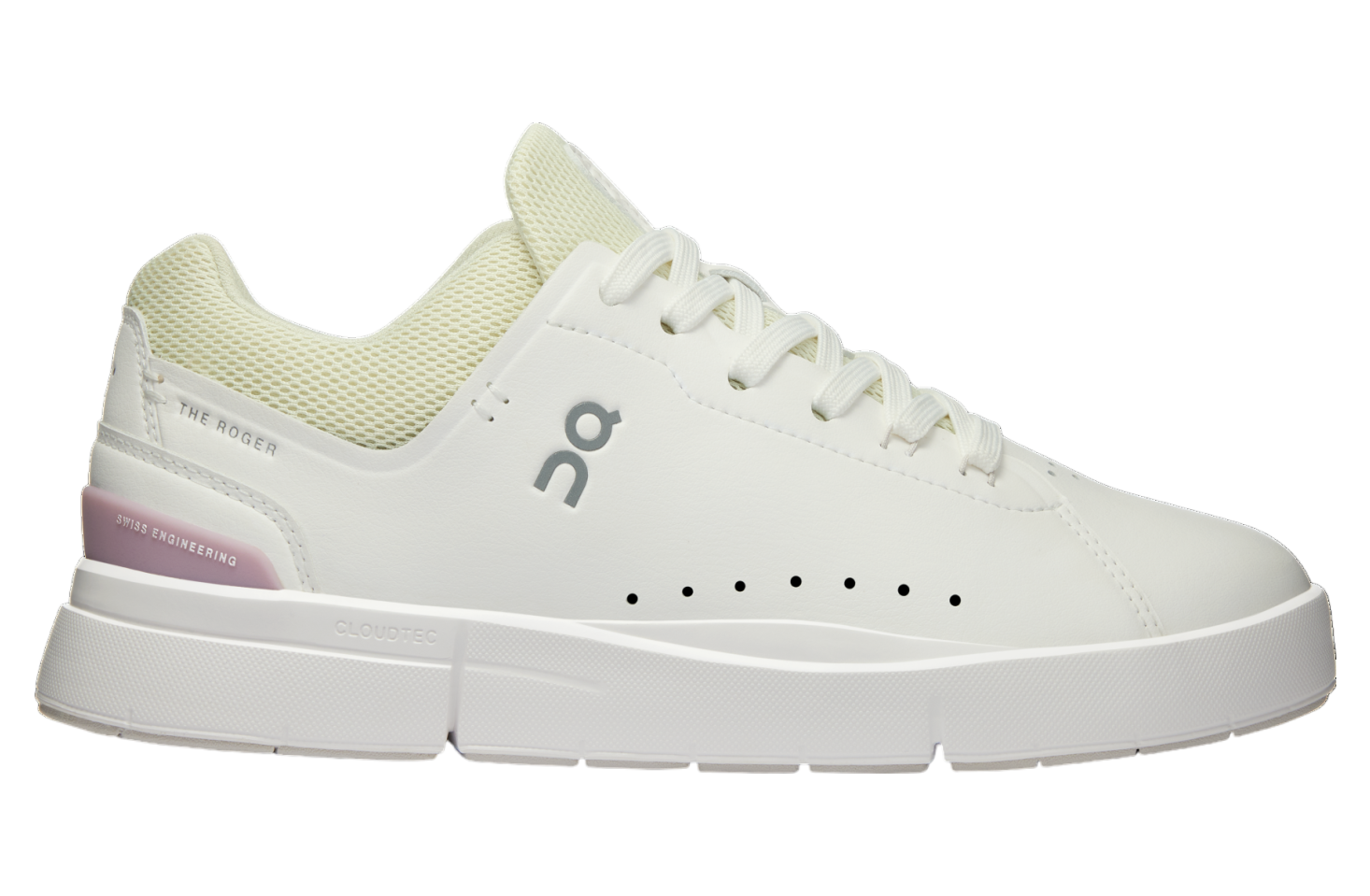 On The Roger Advantage WMNS White / Mauve