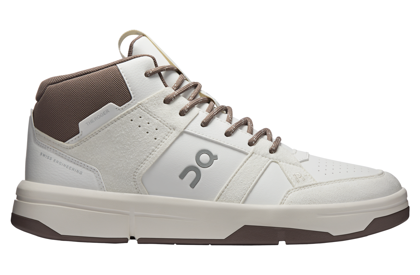 On The Roger Clubhouse Mid Ivory / Ash