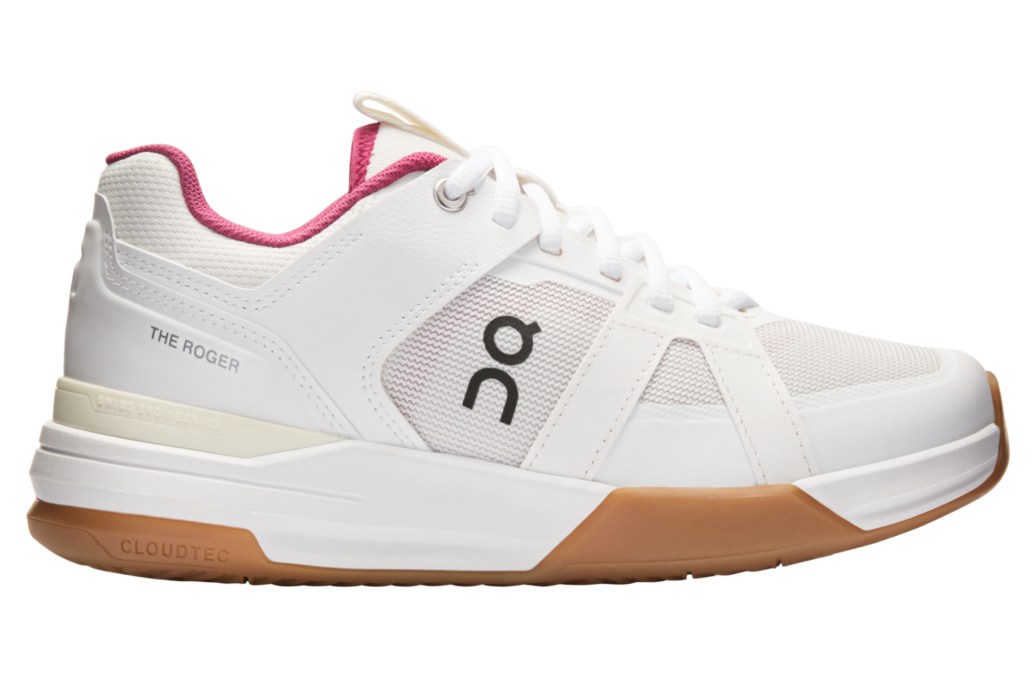 On The Roger Clubhouse Pro WMNS Ivory / Grenadine