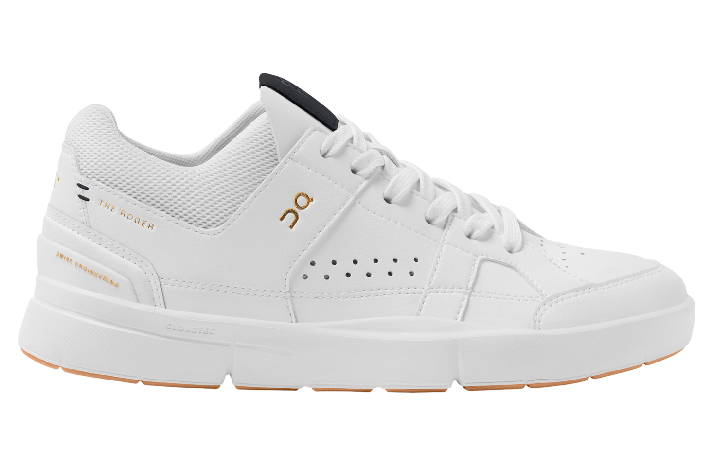 On The Roger Clubhouse WMNS White / White / Black