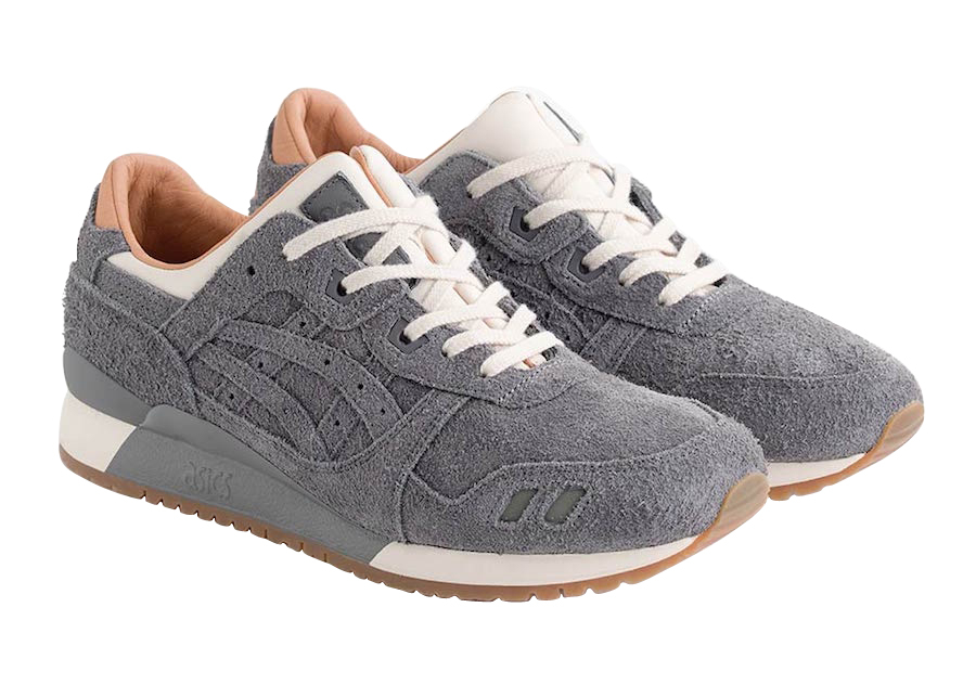 Packer Shoes x J.Crew x Asics Gel Lyte 3 Charcoal Suede