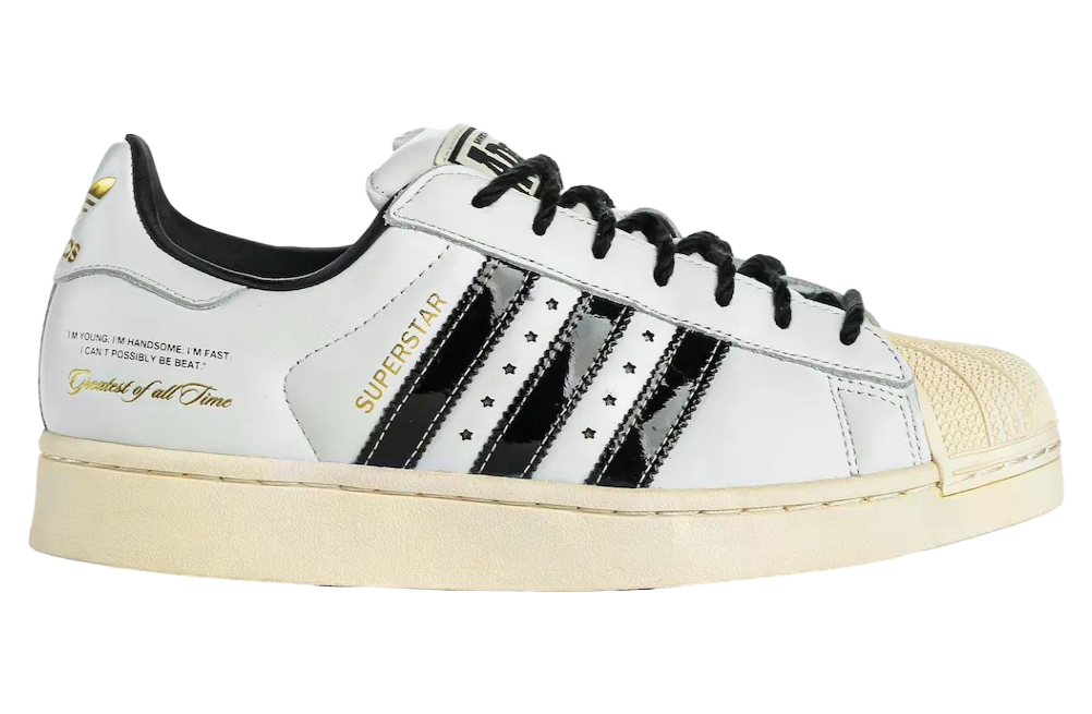 Palace x Muhammad Ali x Adidas Superstar Cloud White / Core Black