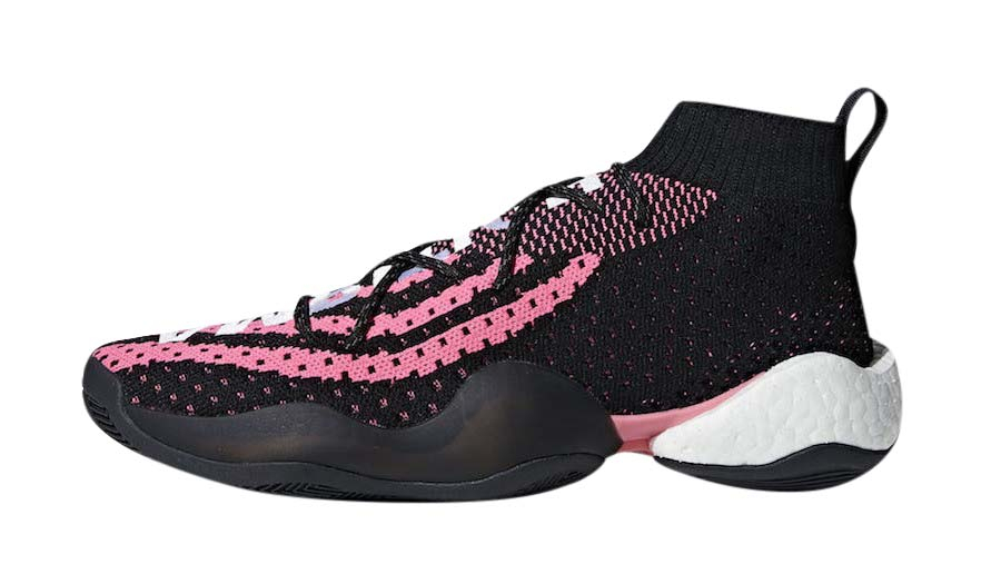 Adidas Crazy BYW Pharrell Ambition | Size 10, Sneaker in Pink/White/Black